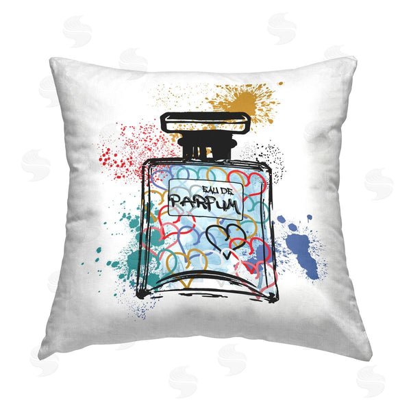 stupell industries Carol Robinson | Urban Mod Perfume Printed Throw Pillow