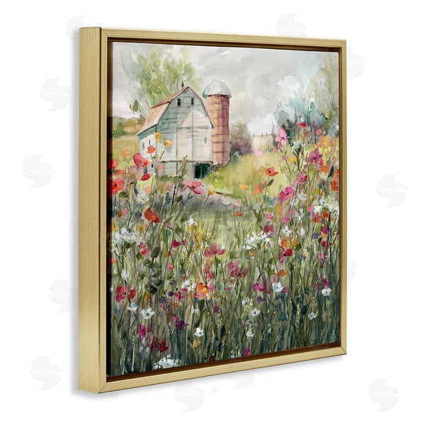 Stupell Industries Carol Robinson | Vibrant Meadow & Barn