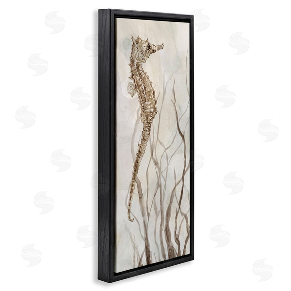 Stupell Industries Carol Robinson | Vigilant Seahorse Ocean Wildlife Wall Art