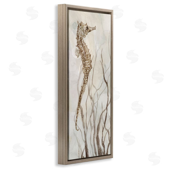 Stupell Industries Carol Robinson | Vigilant Seahorse Ocean Wildlife Wall Art