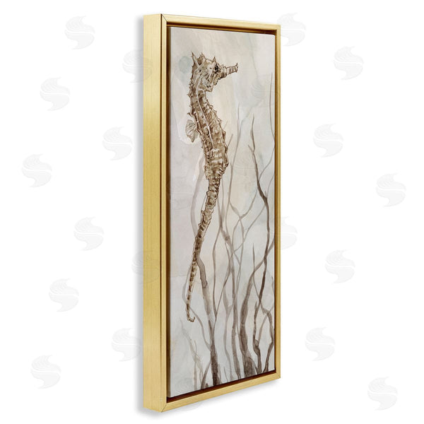 Stupell Industries Carol Robinson | Vigilant Seahorse Ocean Wildlife Wall Art