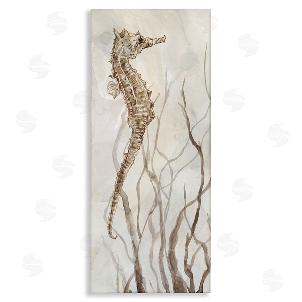 stupell industries Carol Robinson | Vigilant Seahorse Ocean Wildlife Wall Art