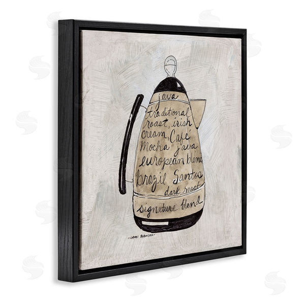 Stupell Industries Carol Robinson | Vintage Coffee Kettle Phrases