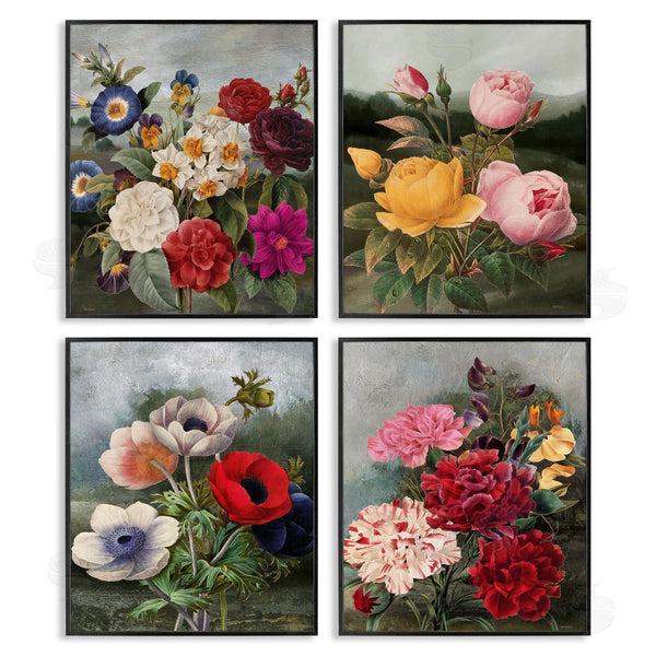Stupell Industries Carol Robinson | Vintage Cottage Blooms Wall Art