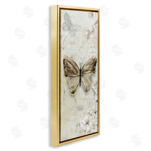 Stupell Industries Carol Robinson | Vintage Patterned Butterfly Wall Art