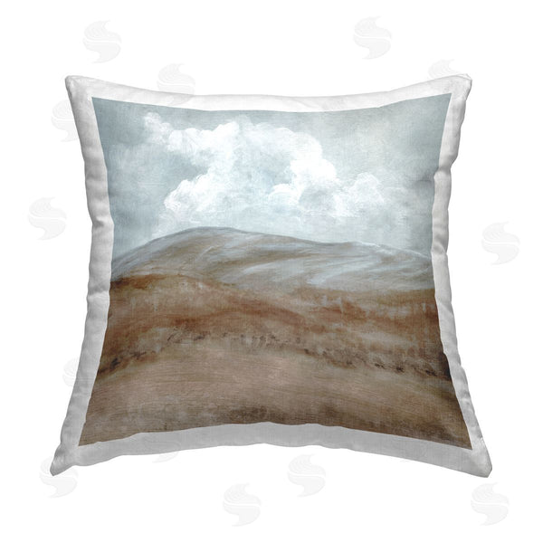 stupell industries Carol Robinson | Welcome Rain Landsacpe Printed Throw Pillow