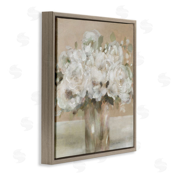 Stupell Industries Carol Robinson | White Flower Bundle Abstraction