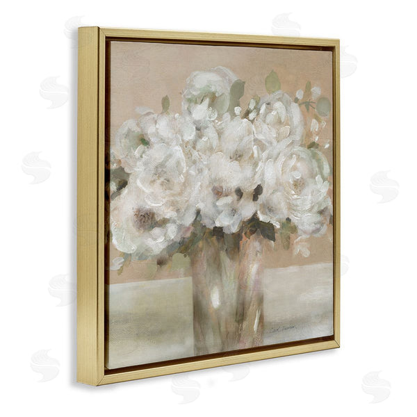 Stupell Industries Carol Robinson | White Flower Bundle Abstraction