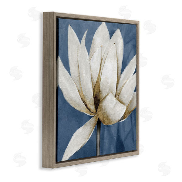 Stupell Industries Carol Robinson | White Lotus Blooms