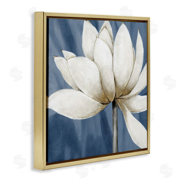 Stupell Industries Carol Robinson | White Lotus Petals