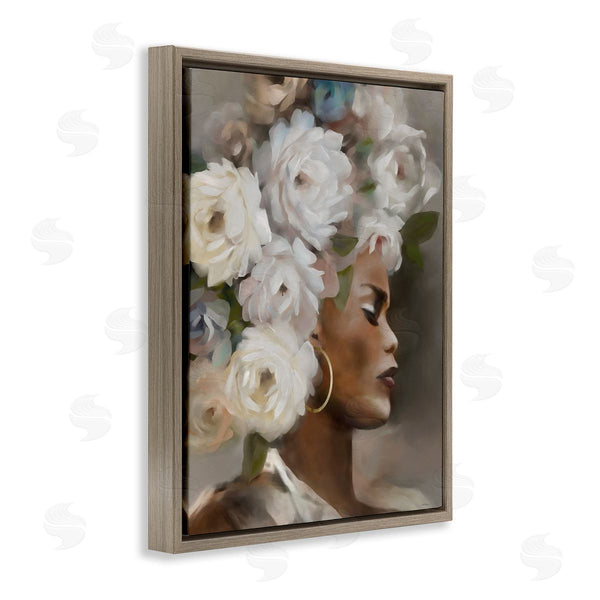Stupell Industries Carol Robinson | Woman With Floral Headdress
