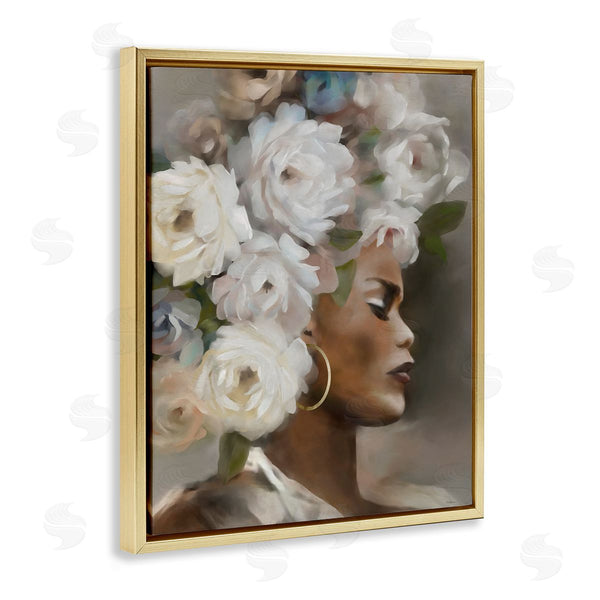 Stupell Industries Carol Robinson | Woman With Floral Headdress