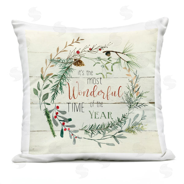 Stupell Industries Carol Robinson | Wonderful Time Of Year Printed Throw Pillow