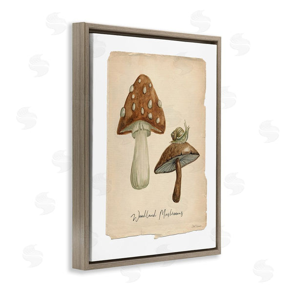 Stupell Industries Carol Robinson | Woodland Mushrooms & Snail Wall Art