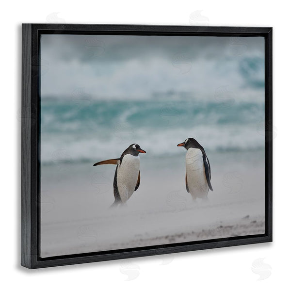 Stupell Industries Carol Taylor | Penguins On Arctic Beach Wall Art