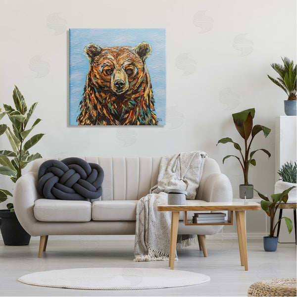 Stupell Industries Carolee Vitaletti | Abstract Bear Portrait Wall Art