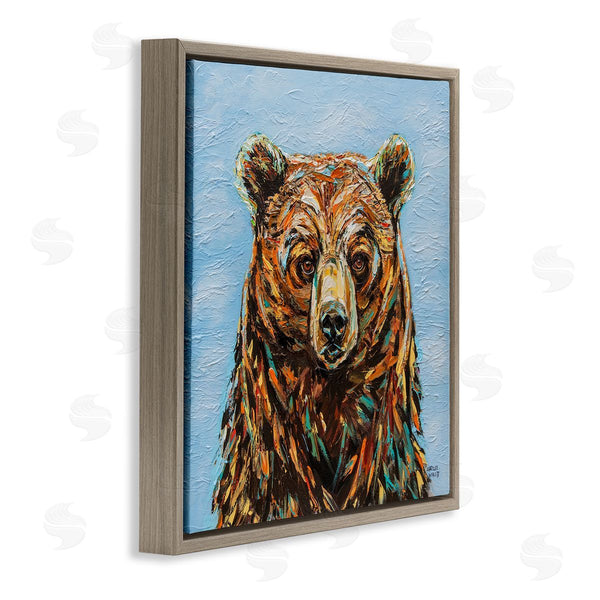 Stupell Industries Carolee Vitaletti | Abstract Bear Portrait Wall Art