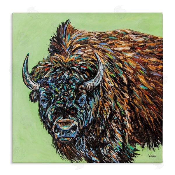 stupell industries Carolee Vitaletti | Abstract Bison Painting Wall Art