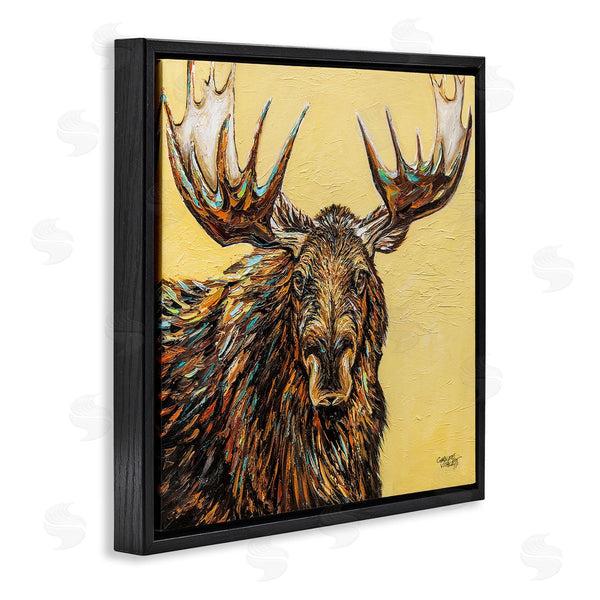 Stupell Industries Carolee Vitaletti | Modern Moose Painting Wall Art