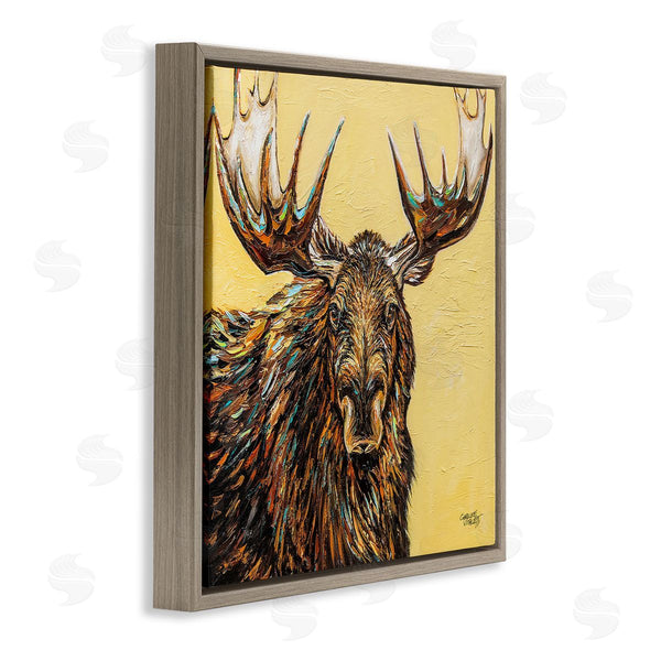 Stupell Industries Carolee Vitaletti | Modern Moose Painting Wall Art