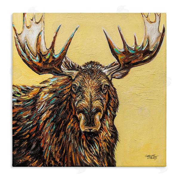 stupell industries Carolee Vitaletti | Modern Moose Painting Wall Art
