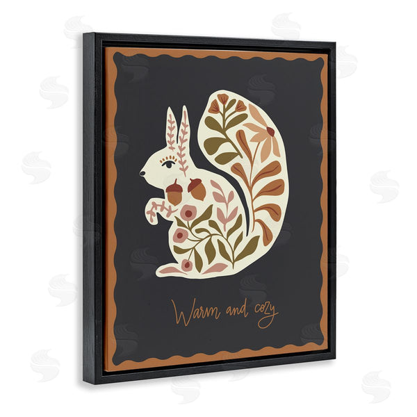 Stupell Industries Caroline Alfreds | Autumnal Folk Squirrel