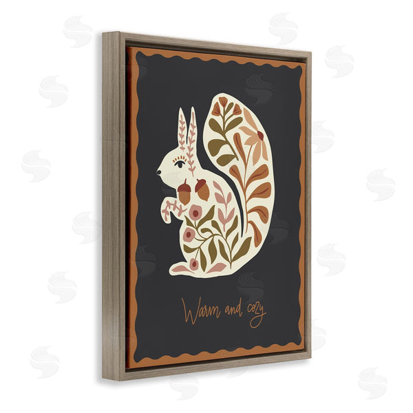 Stupell Industries Caroline Alfreds | Autumnal Folk Squirrel