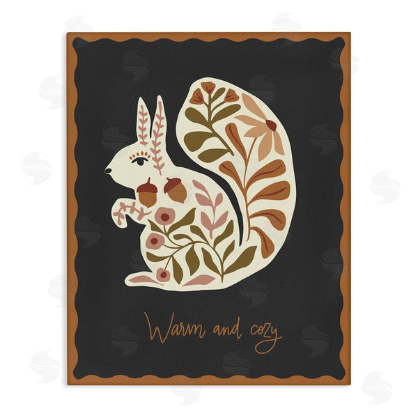 stupell industries Caroline Alfreds | Autumnal Folk Squirrel