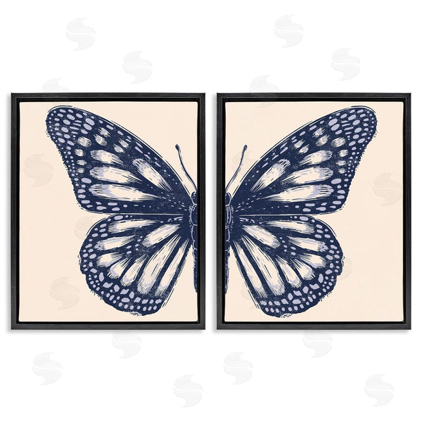 Stupell Industries Caroline Alfreds | Intricate Butterfly Wings Detail Wall Art