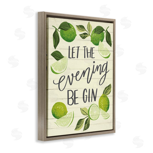 Stupell Industries Caroline Alfreds | Let Evening Be Gin