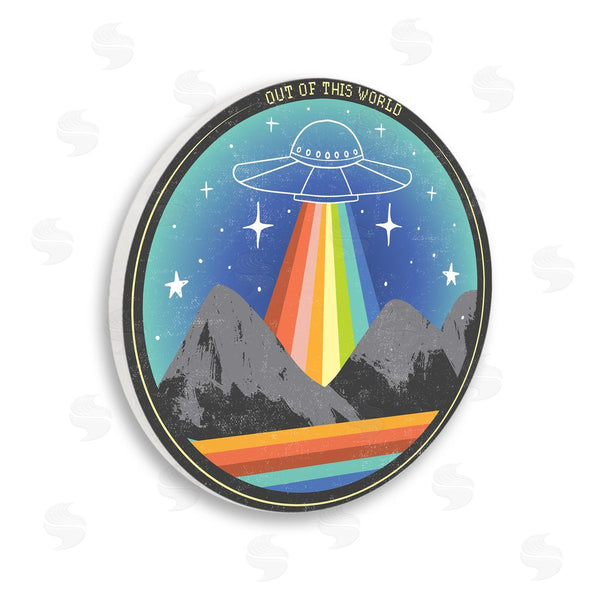 stupell industries Caroline Alfreds | Out Of This World Spaceship Wall Art