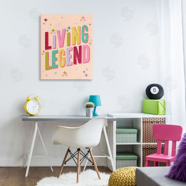 Stupell Industries Caroline Alfreds | Vintage Living Legend Phrase Wall Art