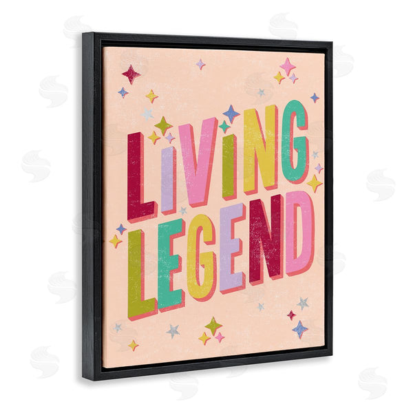 Stupell Industries Caroline Alfreds | Vintage Living Legend Phrase Wall Art