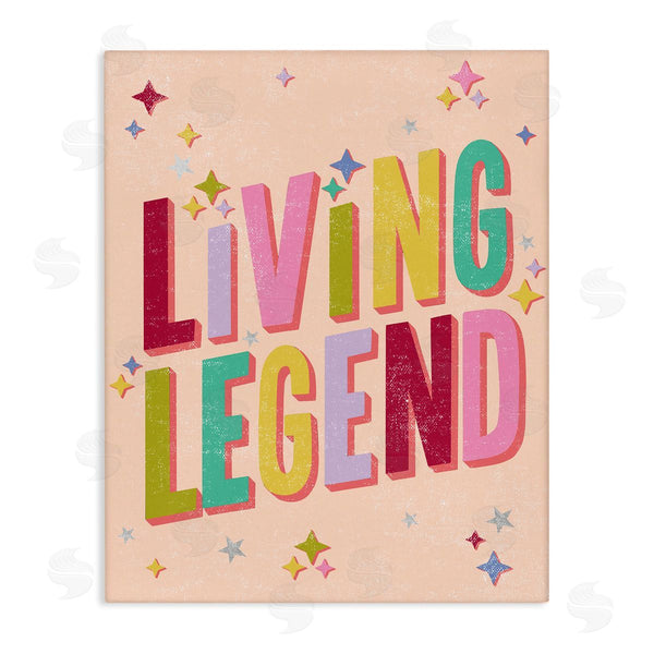 stupell industries Caroline Alfreds | Vintage Living Legend Phrase Wall Art