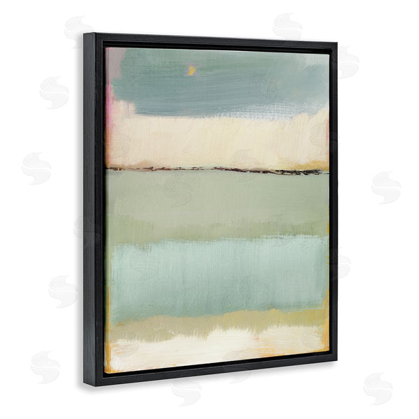 Stupell Industries Caroline Gold | Abstract Aqua Gradients