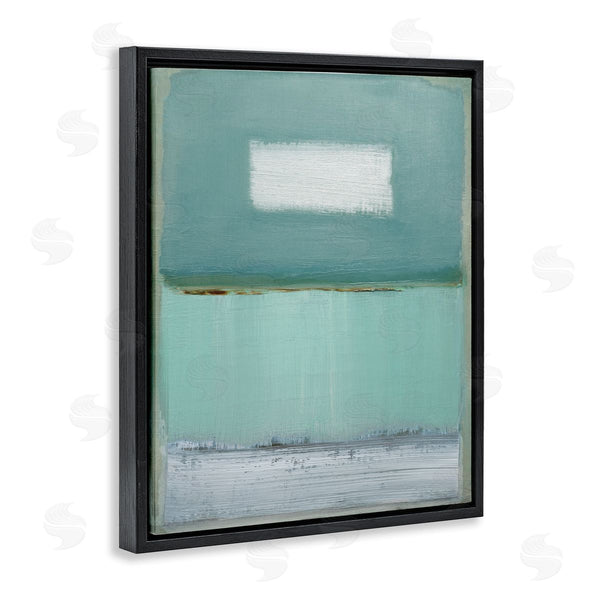 Stupell Industries Caroline Gold | Azure Blue Gradient