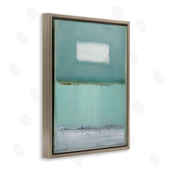 Stupell Industries Caroline Gold | Azure Blue Gradient