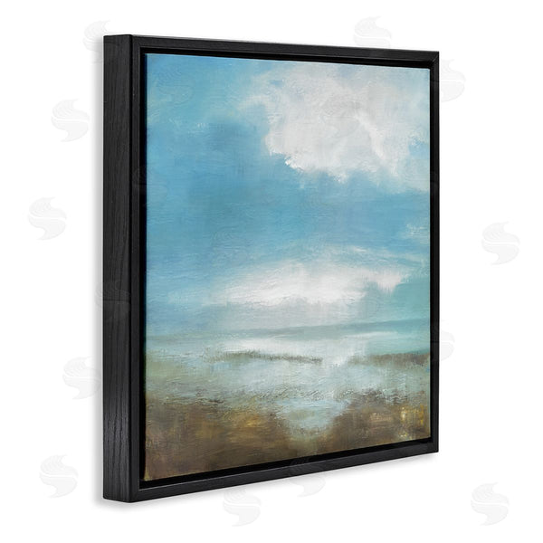 Stupell Industries Caroline Gold | Seawall Faded Abstraction