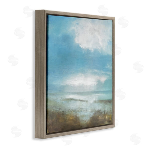 Stupell Industries Caroline Gold | Seawall Faded Abstraction