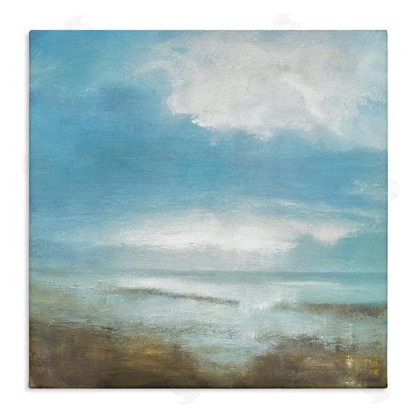 stupell industries Caroline Gold | Seawall Faded Abstraction