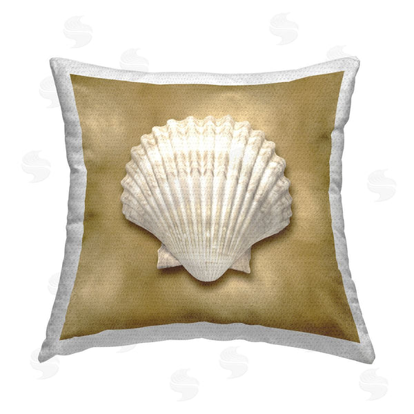 Stupell Industries Caroline Kelly | Clam Shell On Glam Printed Throw Pillow
