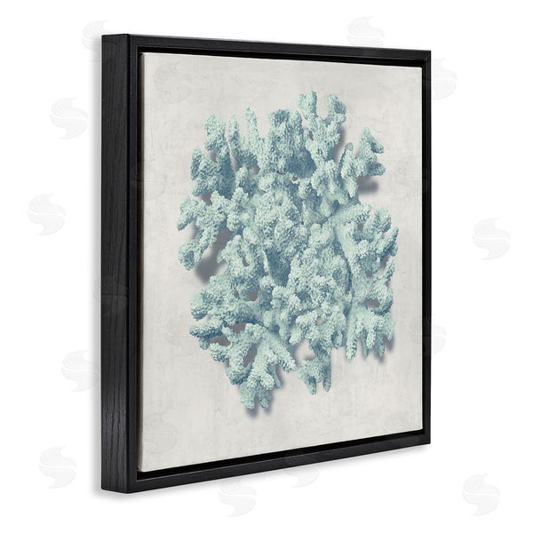 Stupell Industries Caroline Kelly | Coral Blue Sea Beach Design Wall Art