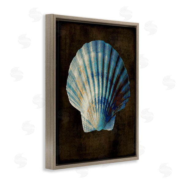 Stupell Industries Caroline Kelly | Dark Clam Shell Wall Art