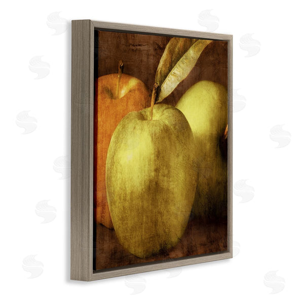 Stupell Industries Caroline Kelly | Distressed Green Apples Vintage Design