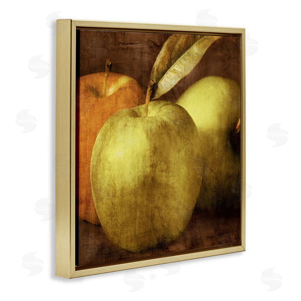 Stupell Industries Caroline Kelly | Distressed Green Apples Vintage Design