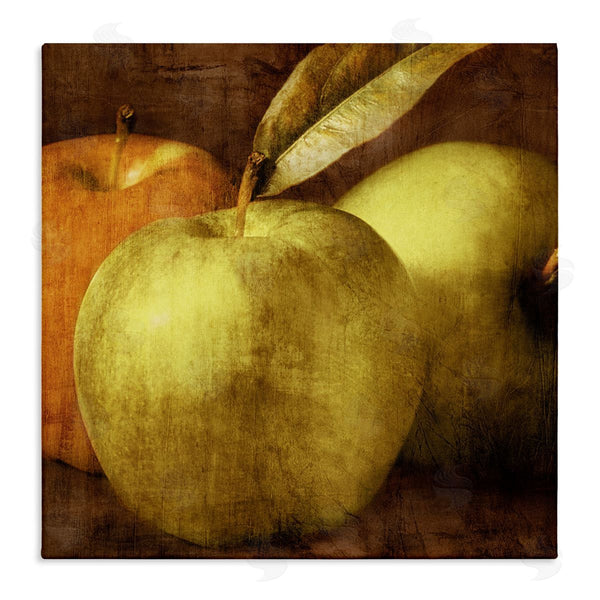 stupell industries Caroline Kelly | Distressed Green Apples Vintage Design