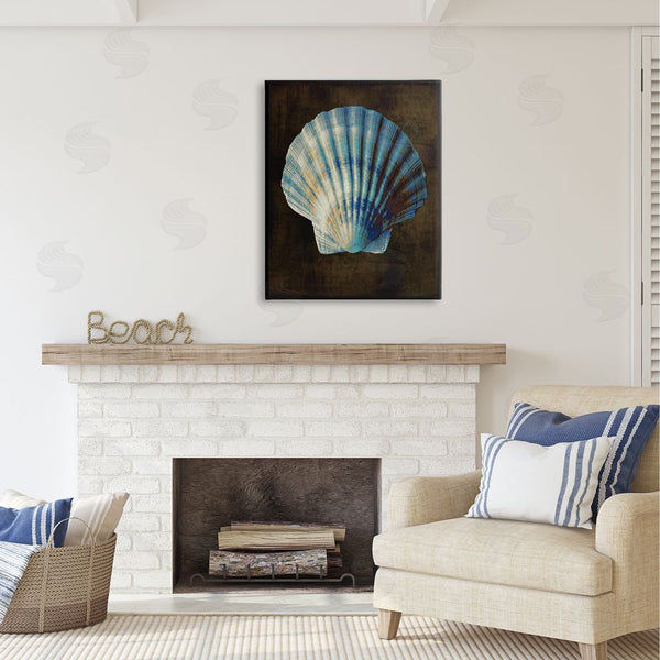 Stupell Industries Caroline Kelly | Rustic Clam Shell Wall Art