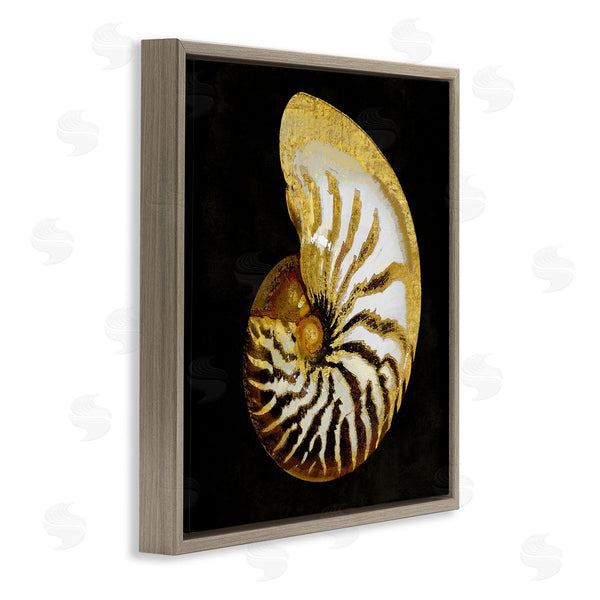 Stupell Industries Caroline Kelly | Spiral Patterned Shell Wall Art