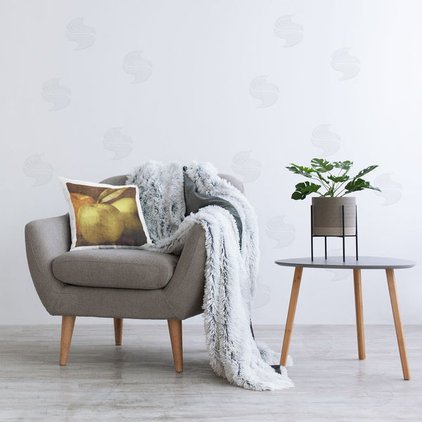 Stupell Industries Caroline Kelly | Vintage Apples Close Up Printed Throw Pillow