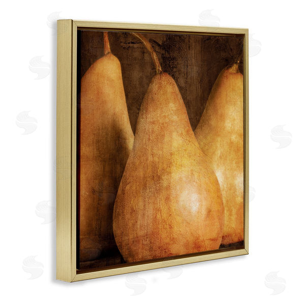 Stupell Industries Caroline Kelly | Vintage Distressed Pear Fruit Design